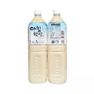 웅진 아침햇살 국내 쌀음료 식사 대용 1.5L x 4개