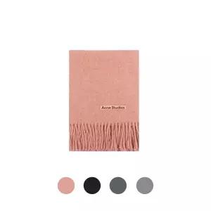 [아크네스튜디오]25SS 아크네 스튜디오 내로우 헤비 울 프린지 머플러 45X200 CA0210