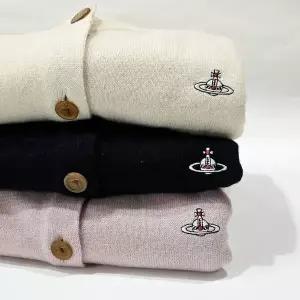 [비비안웨스트우드] 울 베이직 크루넥 가디건 1612132018