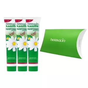 [소비기한 26.07.01] 허바신 카밀 소프트 핸드크림 75ml 3개 (선물박스 포함/유통기한 임박)