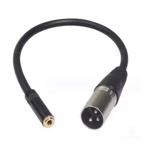 캐논 XLR TO 3.5 MF 암수케이블 마이크 믹서 옥스선 변환잭 연결 출력 AUX 스피커 연결잭 레코드 변경