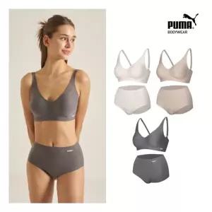 푸마바디웨어 제로퓨즈푸마 여성 프리컷 퓨징 브라팬티 2종세트 택일 316419