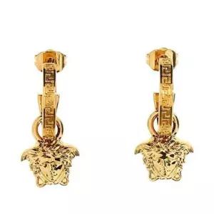 VERSACE  LA MEDUSA GRECA HOOP EARRINGS (DG2I135 DJMT KVO) (메두사 그레카 후크 이어링)