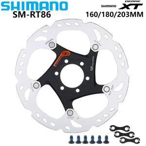 시마노 DEORE XT SM-RT86 브레이크 로터, 6 볼트 디스크 RT86 160 180 203mm, M8000 시리즈, 자전거 액세서