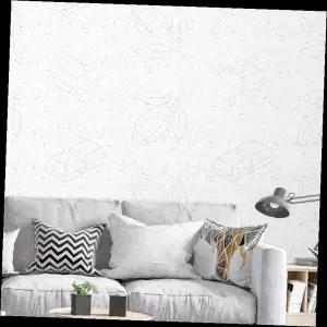 셀프도배지 한지무늬 단열기능 붙이는형 실내인테리어 벽면시공용 홈데코 리모델링 주거공간 벽면마감재