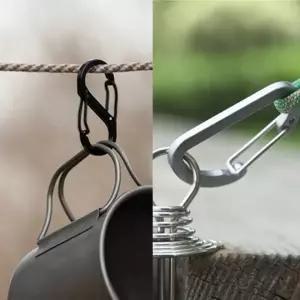 카라비너 S형 D형 미니 캠핑 키링 고리 알루미늄 등산 CH31001