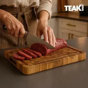 [티크하우스] 엔드 그레인 도마  42x30cm) 프리미엄 원목 도마