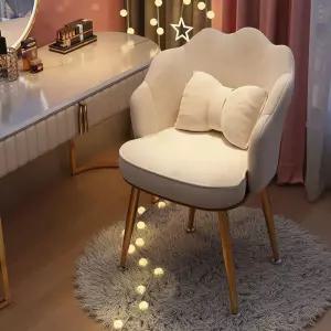 경량 고급 인 가정용 그램 침실 등받이 스타 화장 의자