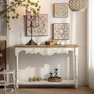 빈티지콘솔 프렌치 엔틱 카페 프로방스가구 앤티크 장식장 프로방스 선반