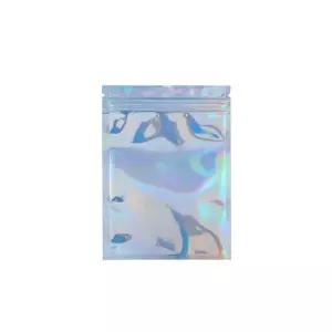 홀로그램 지퍼백 10.5x15cm 비즈 포토카드 쿠키 간식 낱개 개별포장