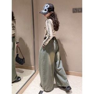 방송댄스복 걸스힙합 데님 공연복 무대 댄스복 주니어 재즈 댄스의상 무대복 초등학생 힙합