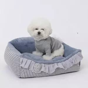 쿠션분리 극세사 사각 애견 방석 U129156 개방석