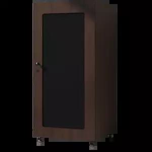 오디오 캐비넷 스피커선반 열쇠 이동식 유자나무 캐비닛 거실장 전력 선반