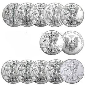 실버코인 기념 아메리칸 이글 은색 1. 1 은화 동전