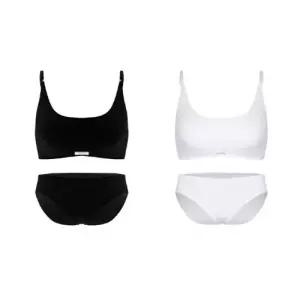 도로시와 미니멀 가먼츠 솔리드 코튼 브라/팬티 모음