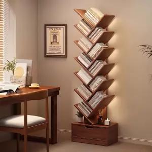 북트리 책꽂이 인테리어 책장 선반 북타워 스탠드 원목