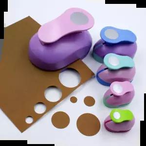 슈링클 원형 문구 펀치 8mm