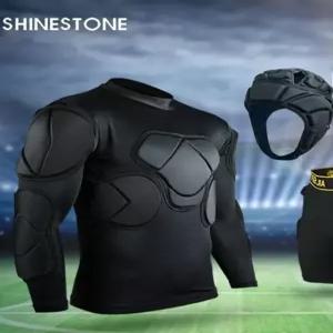 골기퍼 축구 보호대 타이즈 바지 패드 충돌 방지 상의 장비