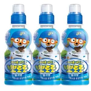 팔도 뽀로로 밀크맛 235ml 24개