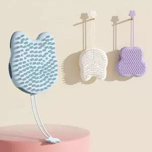 샤워용 실리콘 고양이 빗 펫 고양이 브러쉬 장갑 강아지 빗