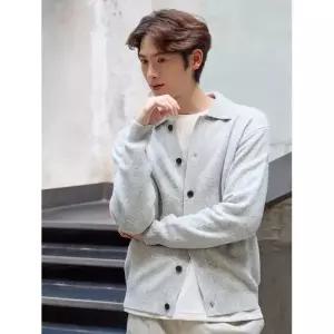 탑텐 TOPTEN 남성 알파카 블렌드 카라 가디건_MSF4EC1922 MSF4EC1922 337414