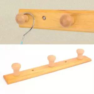 원목 행거 부착식 옷장걸이 벽부착용옷걸이 인테리어옷걸이 다용도고리 걸고리