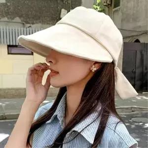 [마이모노샵] 바다 골프 자외선차단 챙넓은 버킷햇 여성 여름 모자