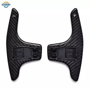 패들쉬프트연장킷 핸들튜닝용품 기아 스팅어 CK 탄소 섬유 스티어링 휠 시프트 패들 익스텐션 시프터 내부