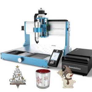 젠미츠 3030 프로버 맥스 CNC 라우터 머신 선형 가이드 및 볼 스크류 고정밀 금속 알루미늄 구리 릴 판화에 0 05mm 정확도 달성 4축 키트 지원