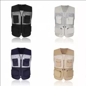 패션조끼 포켓 남자 조끼 메쉬 등산 작업