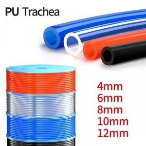 에어호스 호수 10M20M50M100M 공기 구성 요소 호스 폴리우레탄 튜브 4mm 6mm 8mm 10mm 12mm 파이프 라인 압