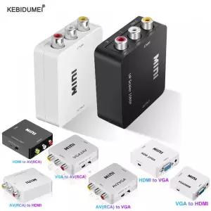 HDMITODVI AV RCA-HDMI 어댑터 HDMI-AV RCA HDMI-VGA-HDMI AV-VGA 변환기 VGA-AV RCA-Xbox360 DVD PS3