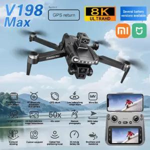 드론액세서리 샤오미 미지아 V198mAX GPS 드론 8K 전문가용 HD 카메라 WiFi5G 브러시리스 접이식 쿼드콥터