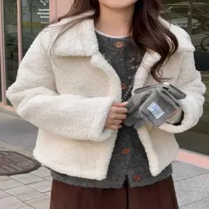 몽그링 덤블 카라 크롭 자켓 85238 빅사이즈 여성의류