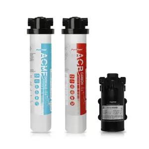 퓨리탑스 직수형 정수필터 DIY세트 ACMF+ACB 구성 부스터펌프 치과 정수시스템 진료수 석션기 한의원