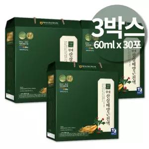 삼산배양근 액 농축액 국내산 산삼배양근 진액 엑기스 홍삼청 90포