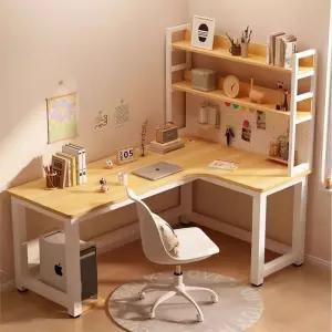 [리퍼]ㄱ자 코너 책상 책장 기역자 타공판 세트 1600