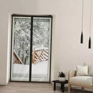 보온 방풍 커튼 현관문 방한 겨울 자석 방풍 커튼 비닐 문보온