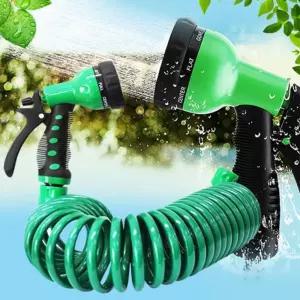 ETN 스프링호스 7.5미터 15 30 꼬임방지 코일 세차꼬이지않는호스 분사용 고급 가정용 세차용 물호스 다용