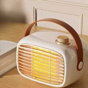 휴대용 무선히터 충전식 난로 히너 무선난로 온풍기 500w 500W(PTC) 소음 화이트