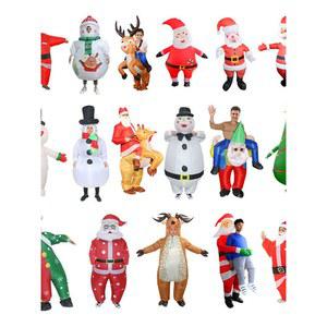 산타클로스 엘크 크리스마스 트리 풍선 의류, 드레스 볼 코스튬 소품, 비스듬한 머리 남자