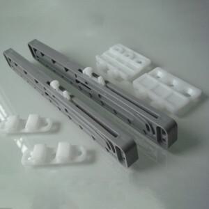 슬라이딩 도어 댐퍼 버퍼 가구 하드웨어 액세서리용 캐비닛 옷장 2 개