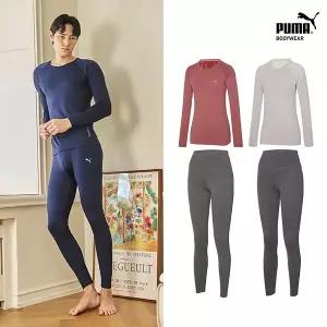 [하프클럽/푸마 언더웨어]한파대비 남녀 동내의 상하의 2종 세트 택일