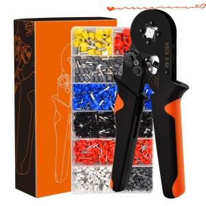 관형 단자 압착 플라이어 박스형 VE 시리즈 절연 슬리브 케이블 커넥터 전기 키트