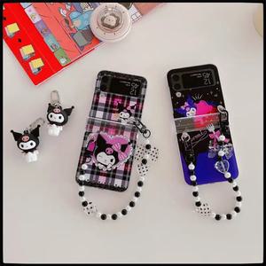 갤럭시 Z플립4 귀여운 캐릭터 체인 힌지 케이스