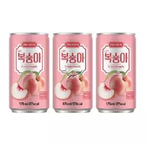 (60캔) 다인 복숭아 175mlx30캔/ 2 BOX 주스캔음료