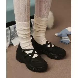 오찌 OTZ 로미타 플랫폼 밴딩 메리제인 슈즈 FLOTEA3W32 401376