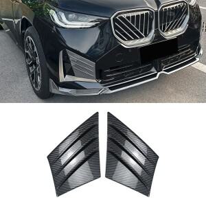 BMW 호환 X3 G45 M 스포츠 2025 앞 범퍼 립 스플리터 안개 램프 그릴 스포일러 커버 에어 벤트 윈드 나이프