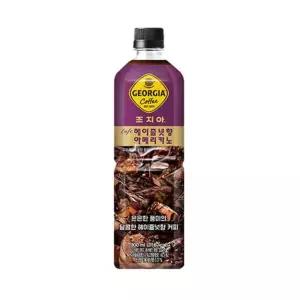 조지아 헤이즐넛향 아메리카노 900ml x 12페트(1박스) 페트커피 커피음료