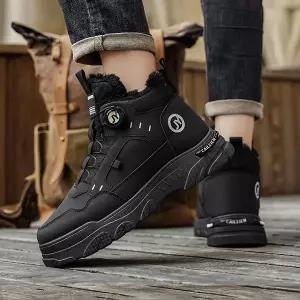 기모 스트릿 남성 2컬러 다이얼 스니커즈 Z M066 패션스니커즈 겨울신발 남성스니커즈 데일리스니커즈